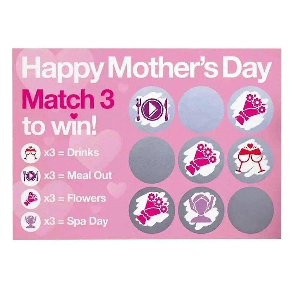 Unique Greeting Card Father Mother'S Day Scratch Off Cards with 4 Challenging Thing Happy Birthday Cards for Adults,B