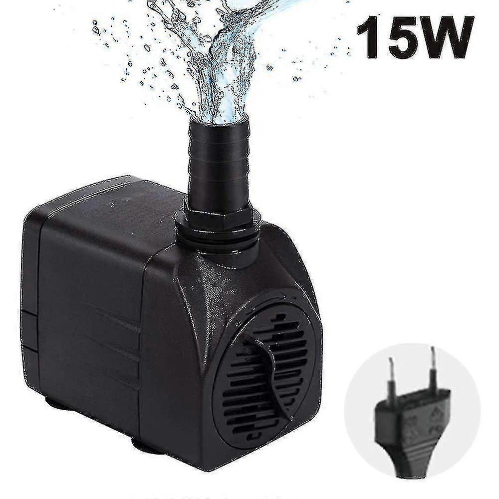 Pompe submersible, pompe à eau ultra silencieuse avec pompe de fontaine avec cordon d’alimentation de 5 pieds,