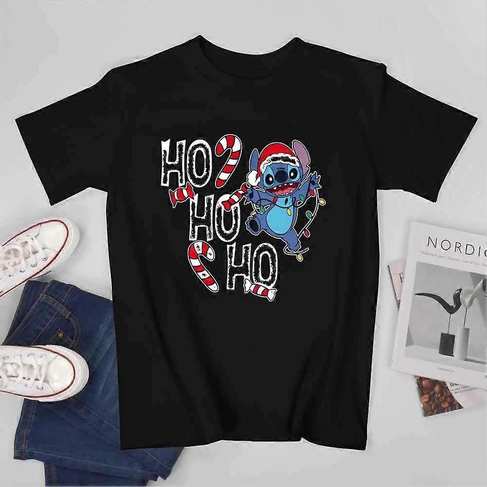 Stitch Ho Ho Ho Christmas T Shirt Matching Family Shirt Lilo And Stitch Tee