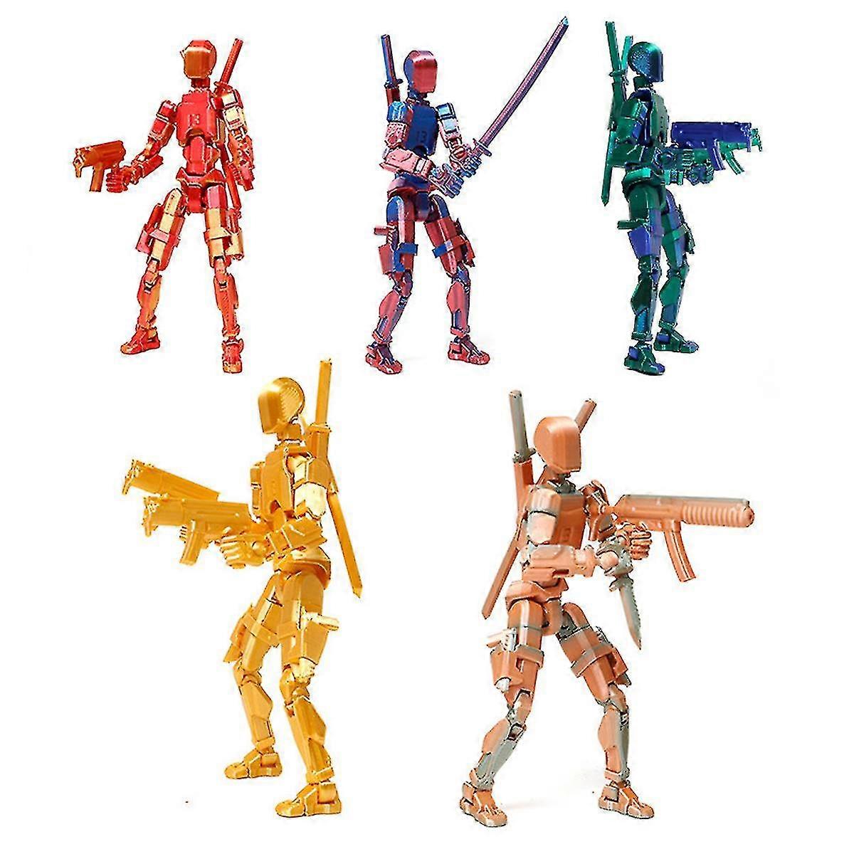 T13 Action Figure Titan 13 Action Figure Robot Action Figure3d Printed Action