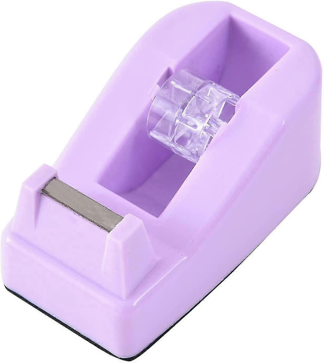 Easy Cut Tabletop Dispenser, Non-slip And Easy To Use, Clean Cut, High Performance Tape Dispenser, Purple
