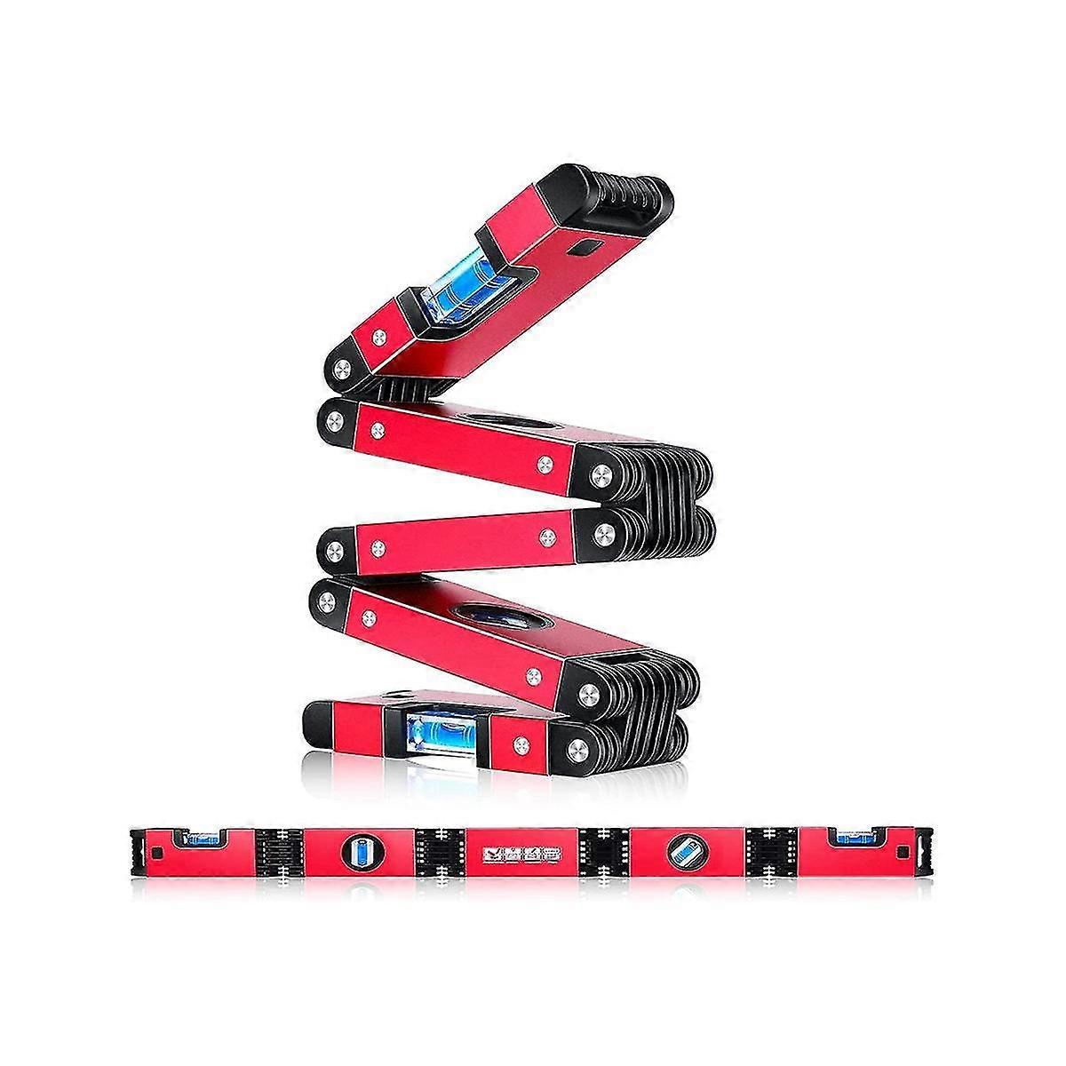 28 Inch Multi-function Foldable Level, Measuring Tool With 4 Easy To Read Level ,for ,woodworkers,homes