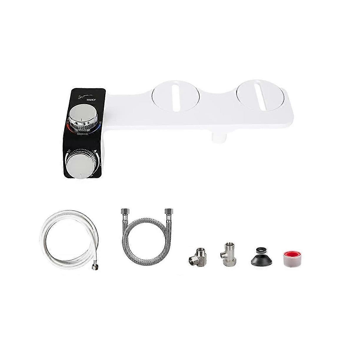 Bidet Attachment For Toilet ,cold & Hot Dual Nozzle Water ,non-electric Bidet Toilet Attachment, 3-