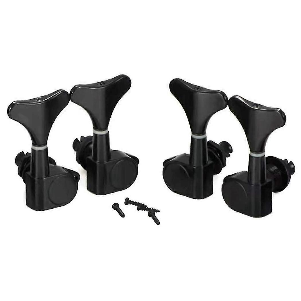 2 + 2 Sealed Bass Guitar Tuning Pegs Keys 2r2l Machine Head Tuners dla precyzyjnego basu i basu jazzowego