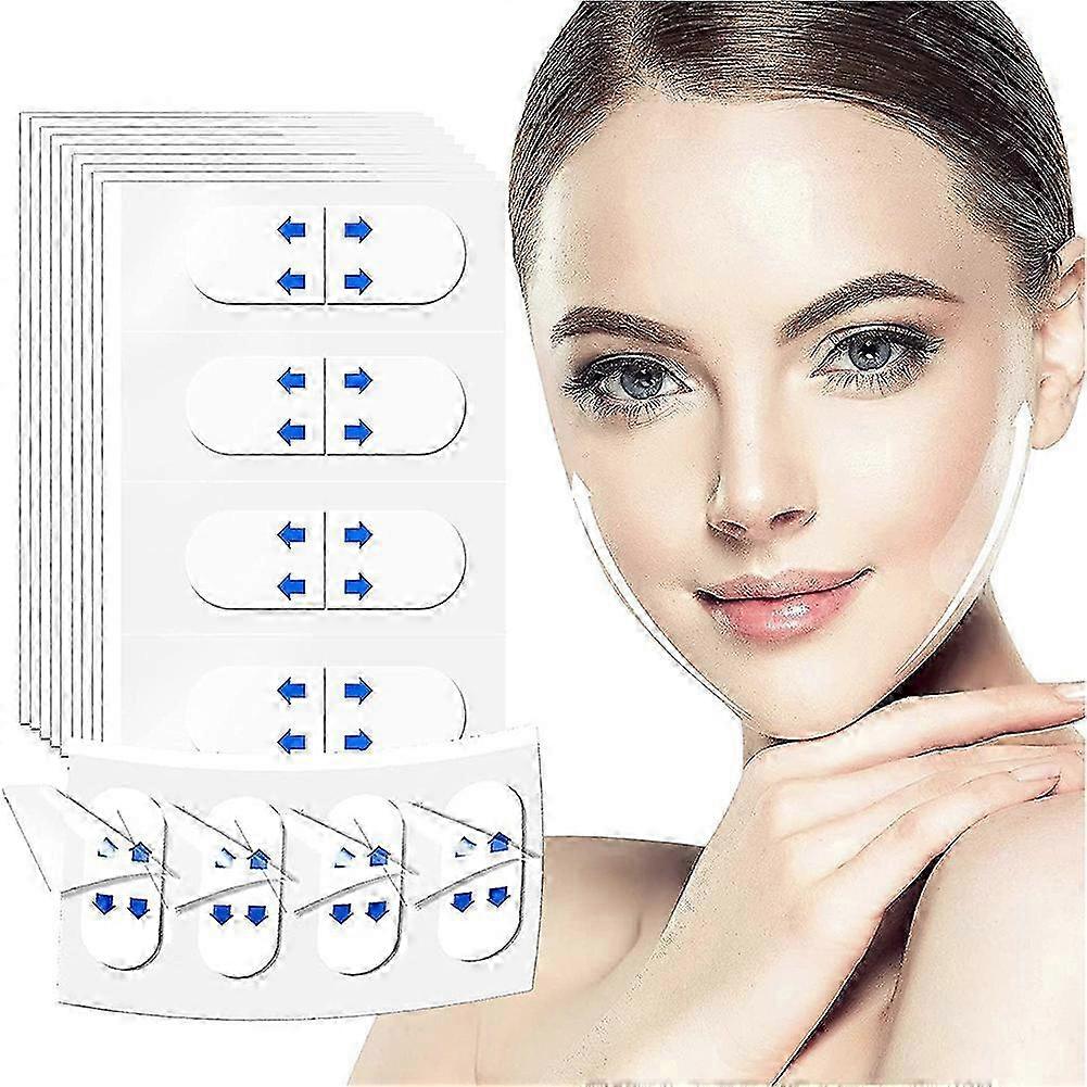 40-120pcs αόρατη ταινία ανύψωσης προσώπου αντι ρυτίδες γήρανση στιγμιαίο λίφτινγκ προσώπου
