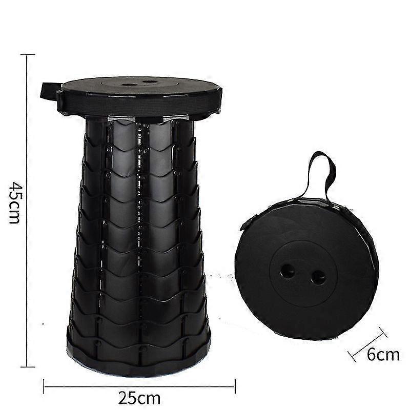 Outdoor Furniture Retractable Stool Portable Stool Lounge Folding Chair Camping Stool Foldable Convenient Fishing Chair