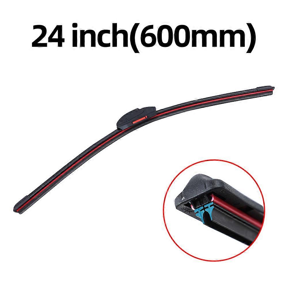 Universal Car Windshield Wiper Blades Easy Install Automotive Replacement Wiper Blades Soft Double Layer Rubber Car Wipers
