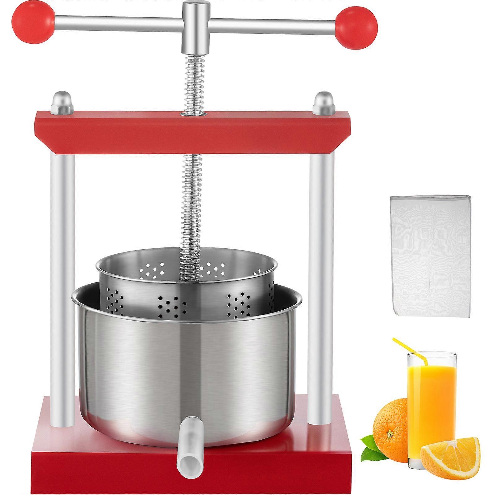 Wine Presser Grape Press for Wine Making 3.5L Fruit Tincture Press Machine