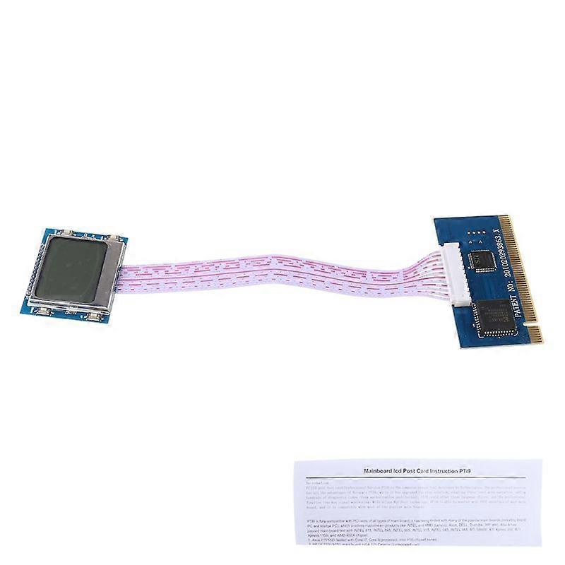 compatible for PC Computer Motherboard Analyzer Kit Digital PCI Tester LCD Post Test Card