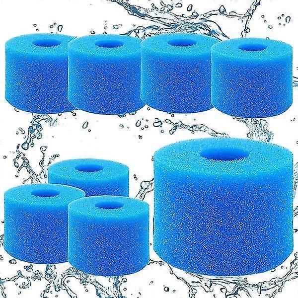 Pool filter cartridges, 8-pack foam pool filter, Swimmi