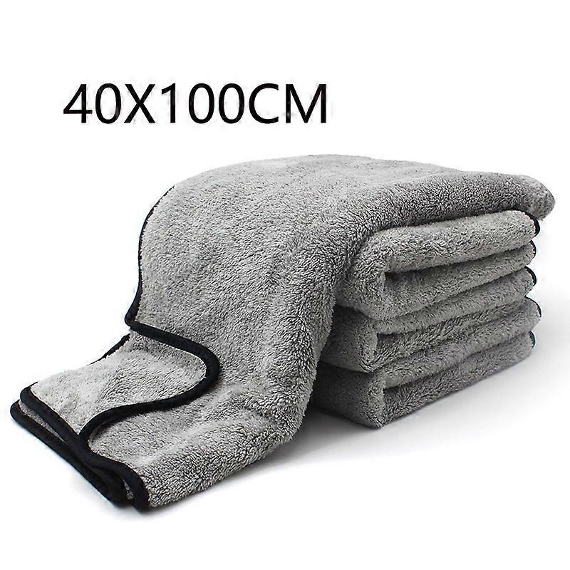 Microfiber Car Wash Towel 100X40cm 75x35cm Super Absorbency Car Cleaning Cloth Premium One-Time Drying Microfiber Auto Towel
