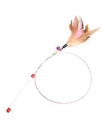 Cat Feather Toy Pet Training Teasing Interactive Toy Kitten Chaser For Exercise Play Fun