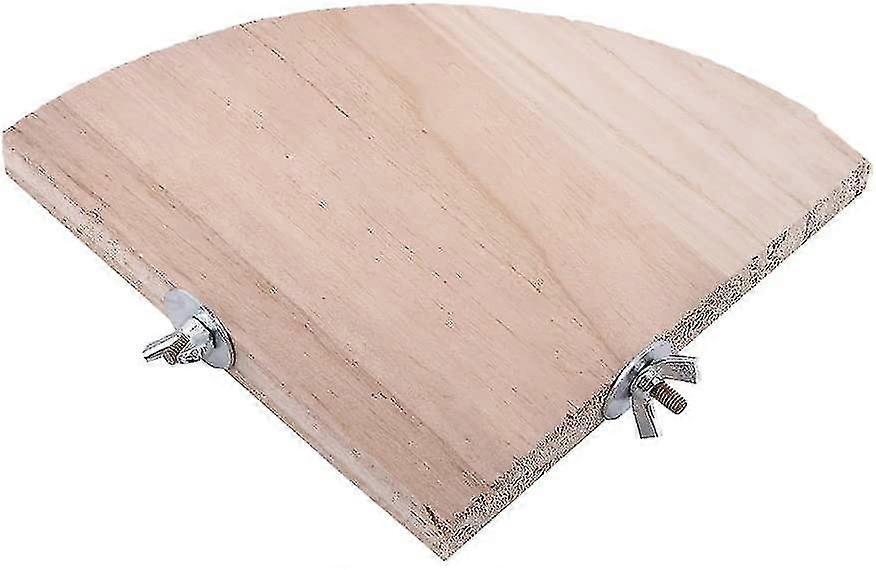 Bird Perch Stand Platform Fan Shape Parrot Playground