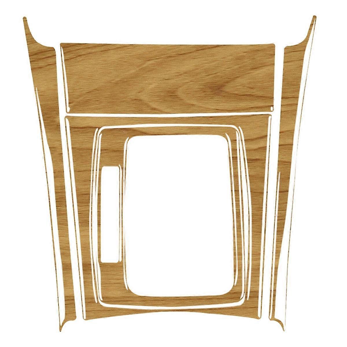 Gear Shift Panel Cover Yellow Wood Grain for C-Class W204 07-13