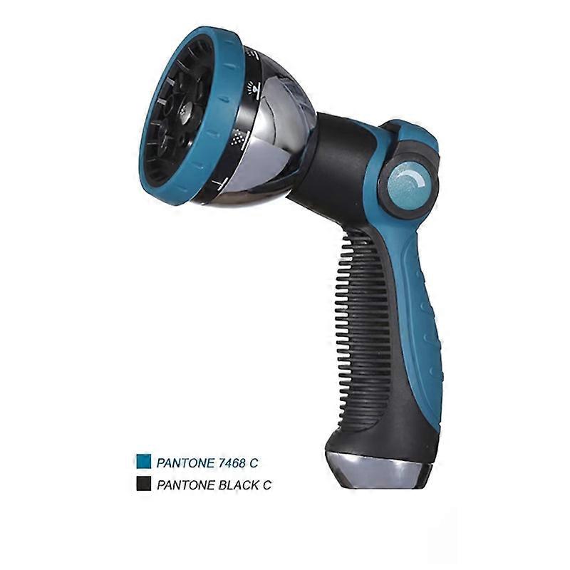 Heavy Duty Garden Hose Nozzle Sprayer - 10 Spray Patterns with Thumb Control On/Off Valve for Easy Water Control - High Pressure Garden Hose Nozzle He