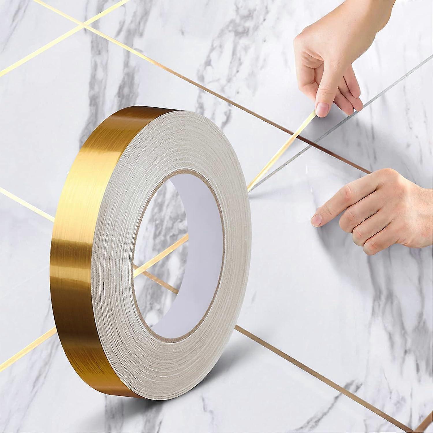 Decorative adhesive tape for tiles (2cm*50m)gold