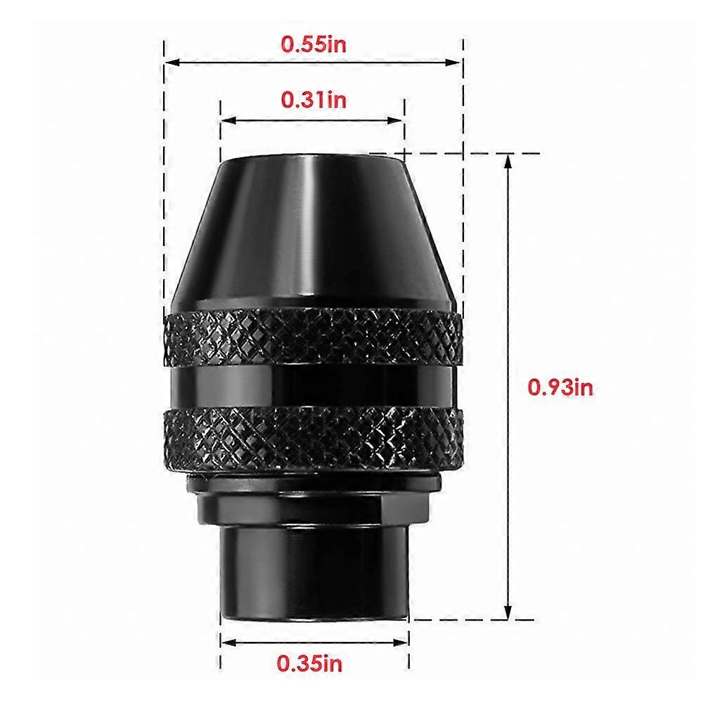 Drill Chuck，Three-Jaw Mini Drill Chuck,Keyless Quick Change Chuck Replacement Electric Grinder Tool
