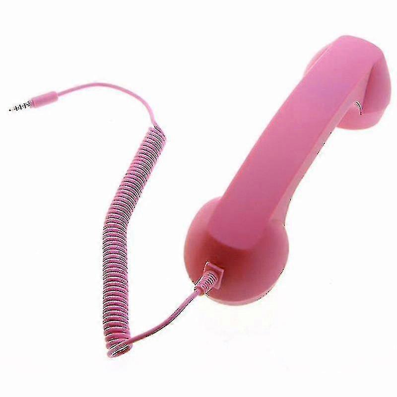 Telefone telefônico de celular retro de 3,5 mm com microfone