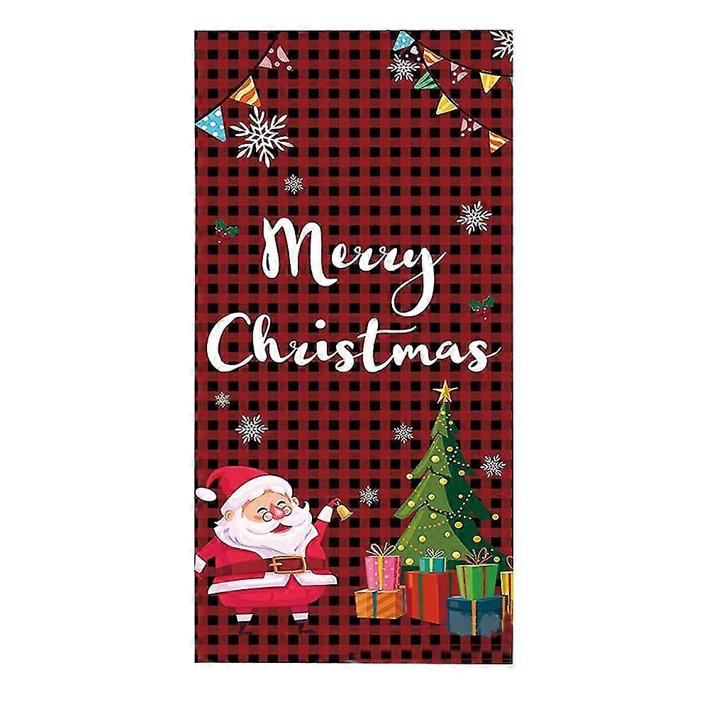 Christmas Curtain And Party Background Flags, Festive Decorations"