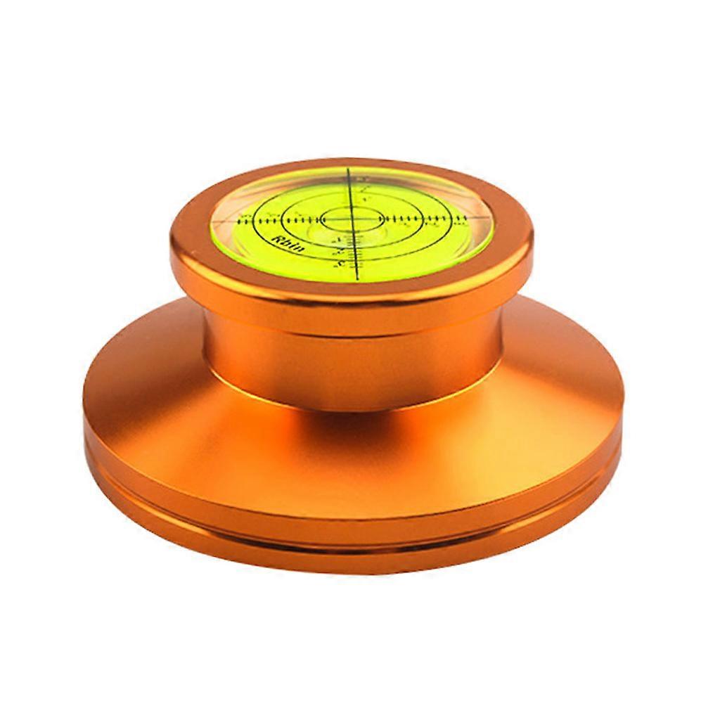 Turntable Disc Stabilizer Vibration-Proof Vinyl Clamp with Bubble Level