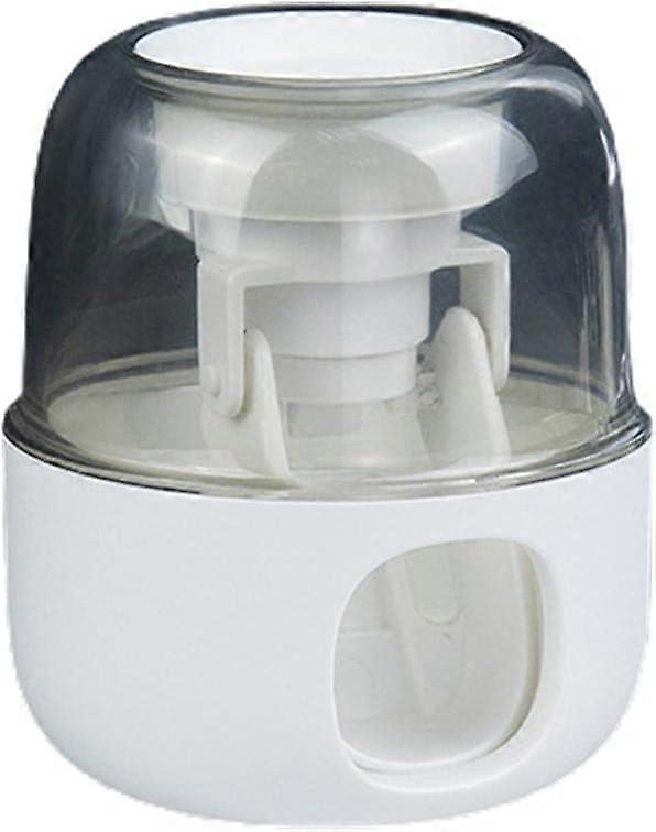 Wall Mounted Automatic Toothpaste Dispenser Without Perforation For Bathroom  White