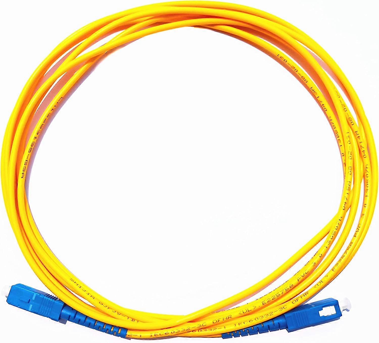 Lianshi SC SC Single Mode Cable Fiber Optic Patch SC to SC Optical Connector 3m 5m 10m 15m (5M)