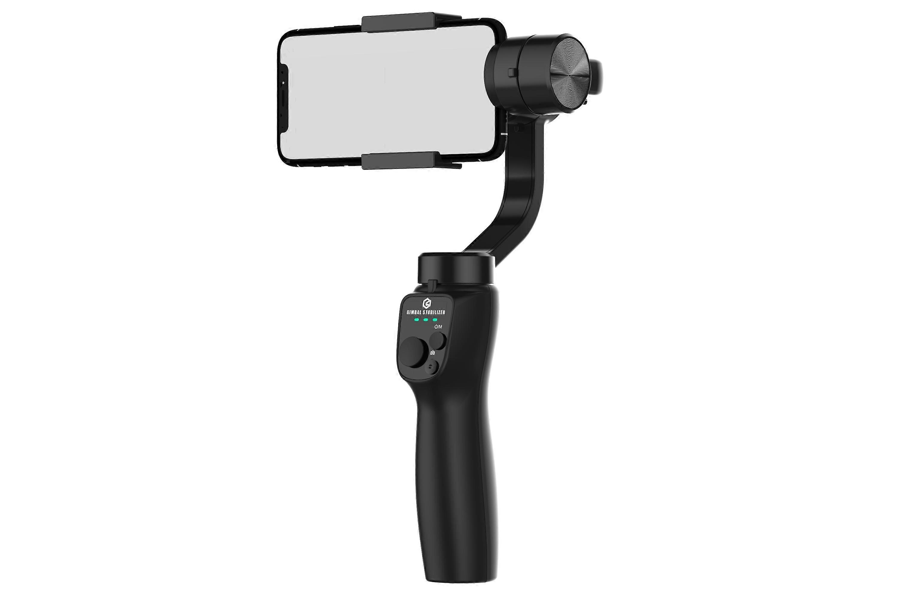 3 Axis Gimbal Stabilizer för smarta telefoner, APP-stödd ansiktsspårning, hjulzoomning, Auto Shot panoramabilder