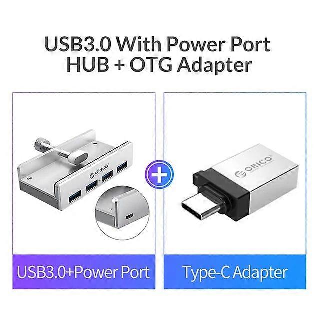 ORICO MH4PU 4 USB 3.0 HUB with power supply Super high speed expansion 5GBPS data transmission suitable for laptop accessories
