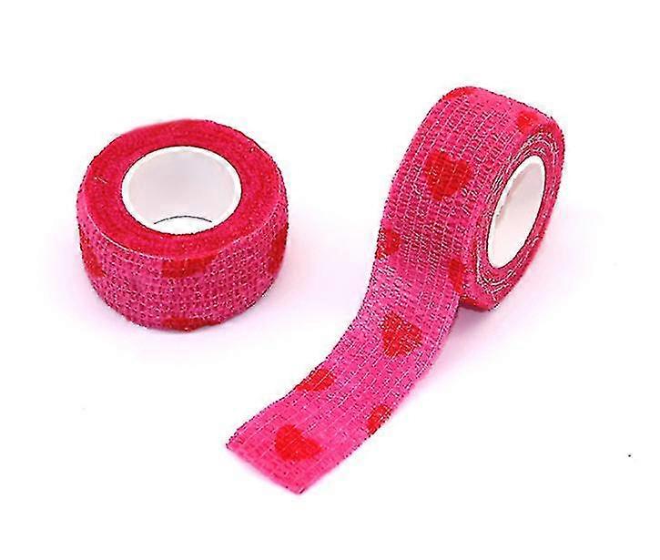 9 Pack Finger Bandages, Wear Resistant Student Writing and Sports Finger Guards, Cartoon Non Woven Elastic Self Adhesive Bandages