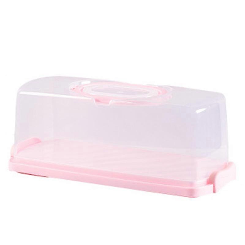Cake Box Portable Waterproof Plastic Handheld Cake Package Container for Carrying