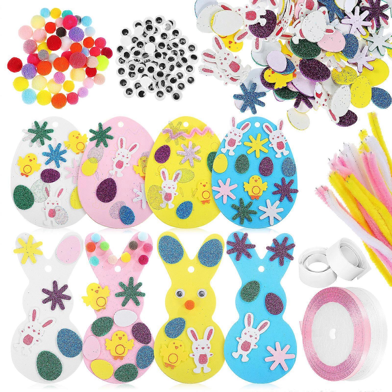 1 Set  Easter Crafts Easter Bunny Craft Easter Egg Crafts Easter Decorations DIY Crafts Party Supplies