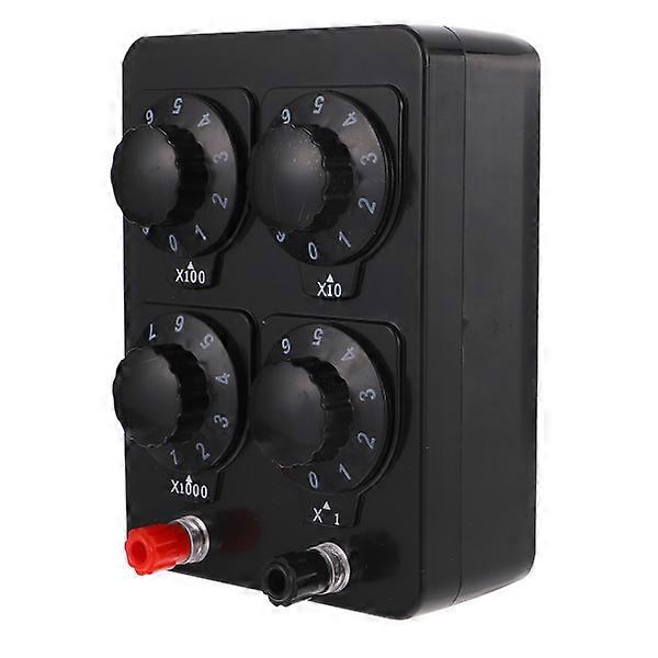 Variable Resistor Resistor Box Experiment Resistor Substitution Box Decade Box Physical Variable Box 0-9999 Ohm Resistance Box
