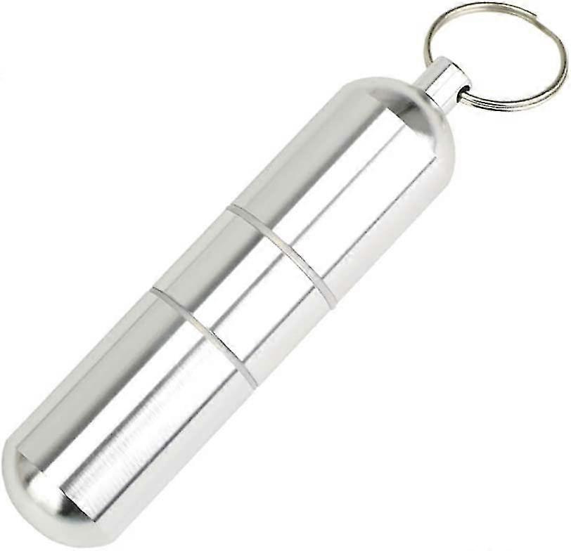 1 Waterproof Pill Case Holder Mini Pill Box Container Key Suspension Portable