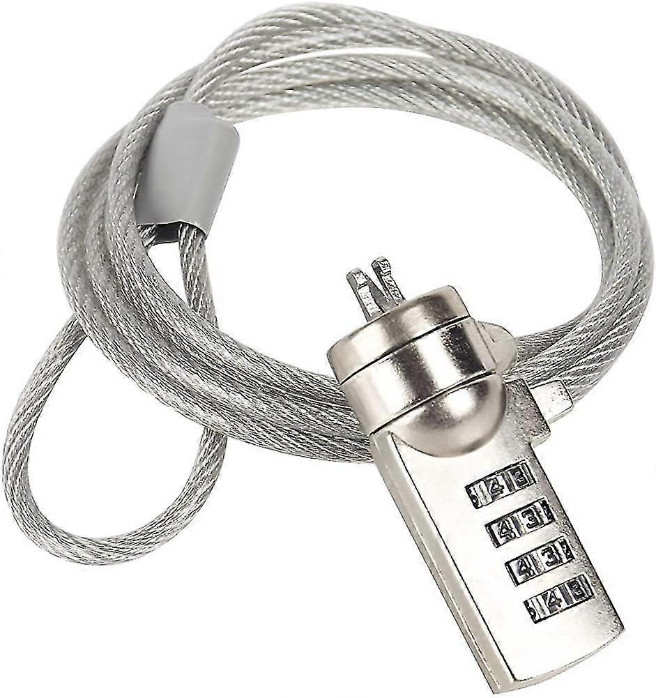 I3c Combination Security Cable Anti-theft Laptop Computer Security Lock 4 Digit