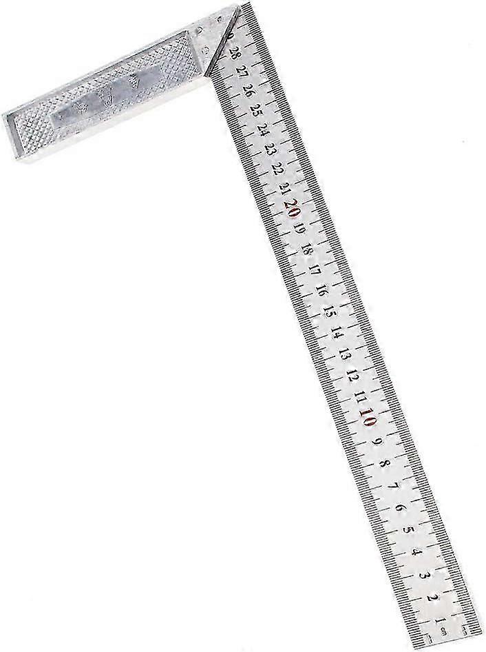 Engineer square frame square combination square 90 degree metal right-angle ruler square 30cm 1mm steel engineer test square woodworking wood measurin