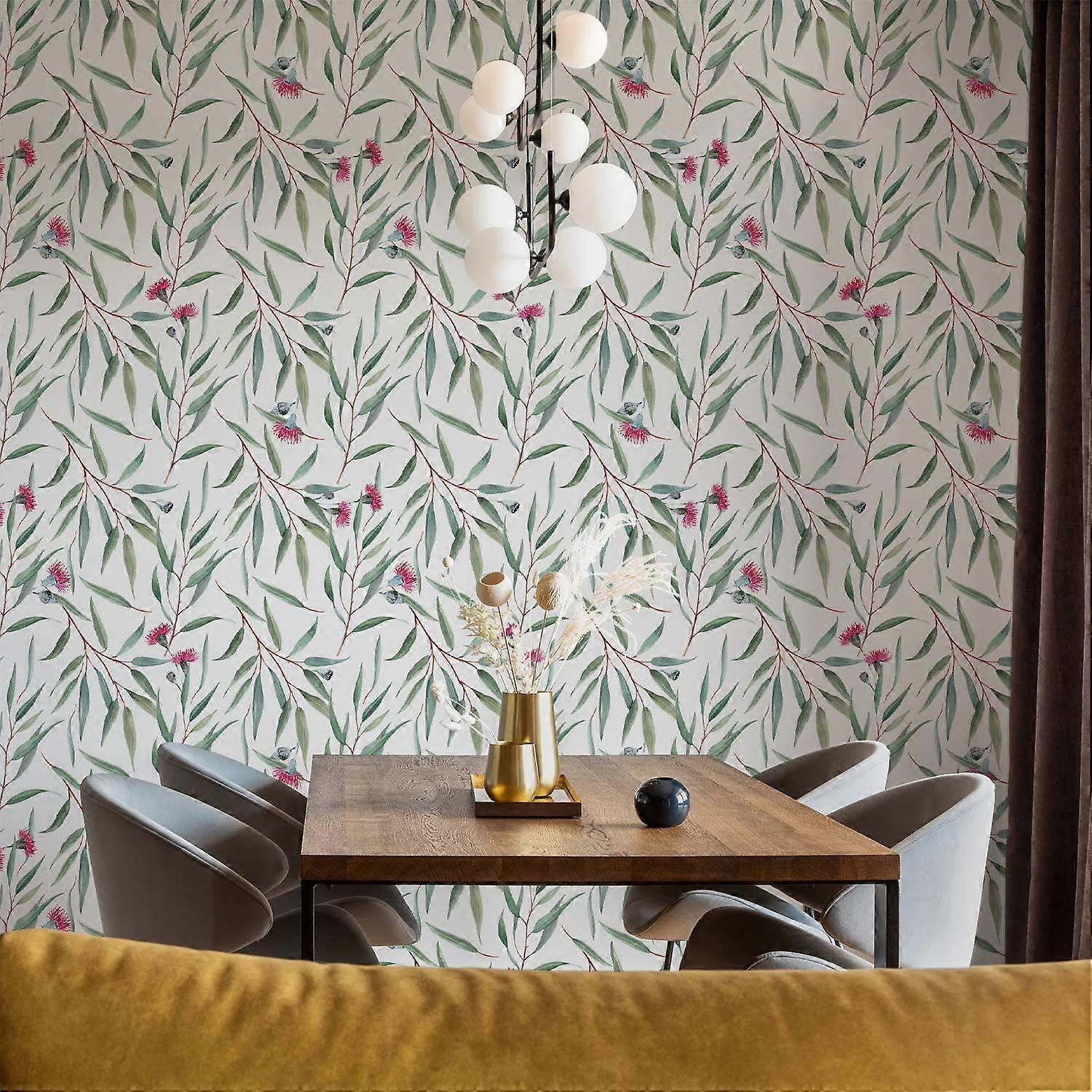 Tapet - Rosa Blomknoppar