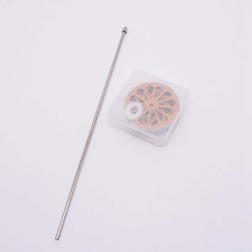 6 Styles 2.5" Round Soap Tools Swirl Latte Partition Flower Templates Soap Kaleidoscope Pull Through 11.8" Stick