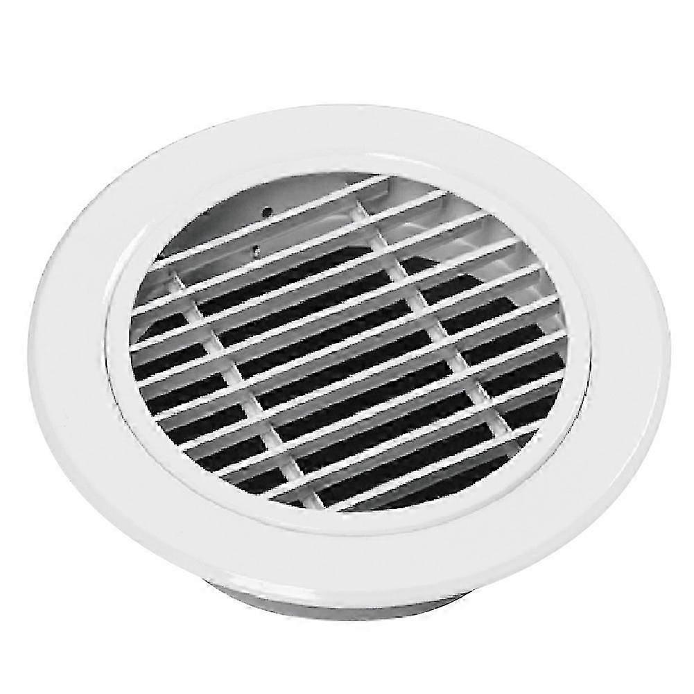 suitable for 200mm Aluminum Alloy Louver Vent Grill Cover Round Single Layer Louver Windproof/Rainproof Line
