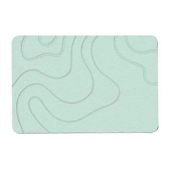 Bathroom Floor Mat Quick Absorbent Quick-Drying Diatom Mud Anti-Slip Bottom Solid Color