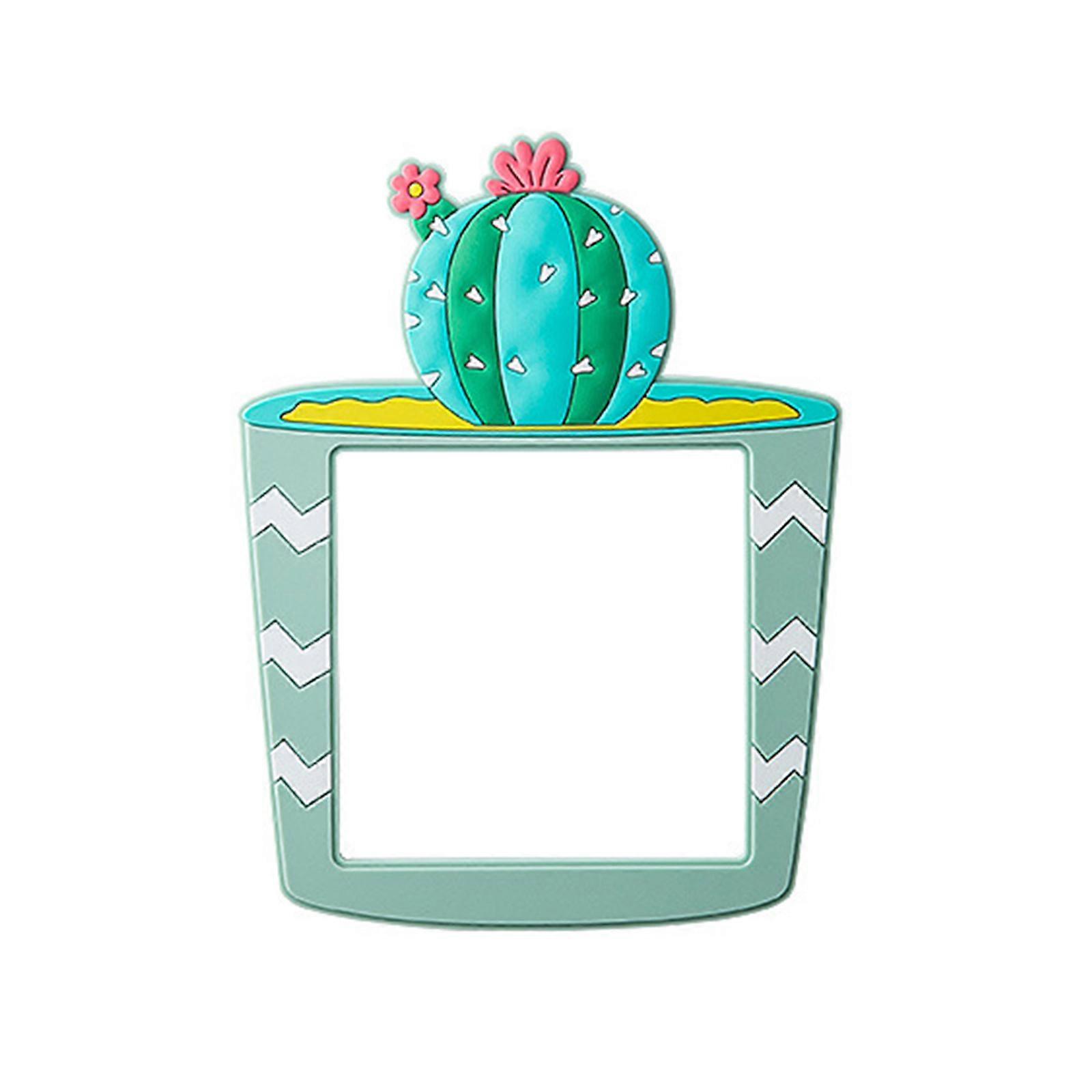 Switch Sticker for Creative Cartoon Cactus Switch Cover Succulents Decal  Green