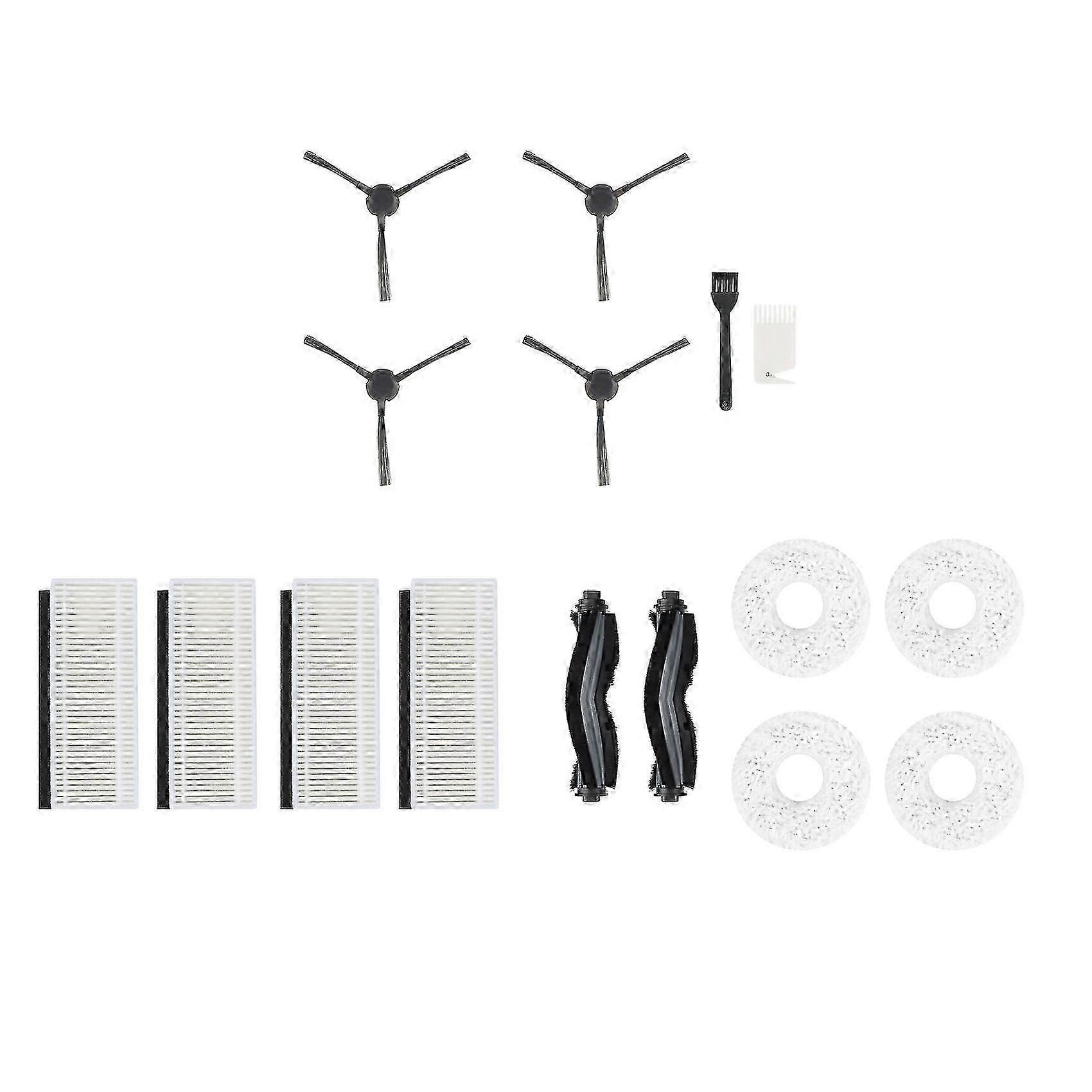 Hepa Filter Main Brush Side Brush Suction Pad Mop For Ecovacs Deebot