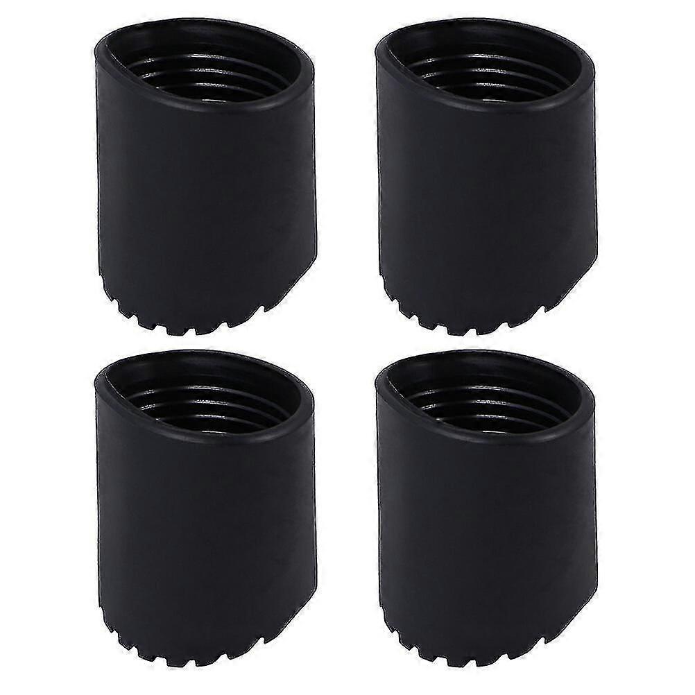 4pcs Non-Slip Ladder Rubber Feet Mat, Round Shape