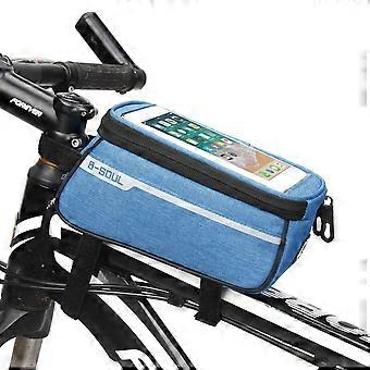 Factory Wholesale Mountain Bicycle Bag Front Beam Bag Highway Front Bag Cycling Fixture Mobile Phone Bag Bicycle Bag