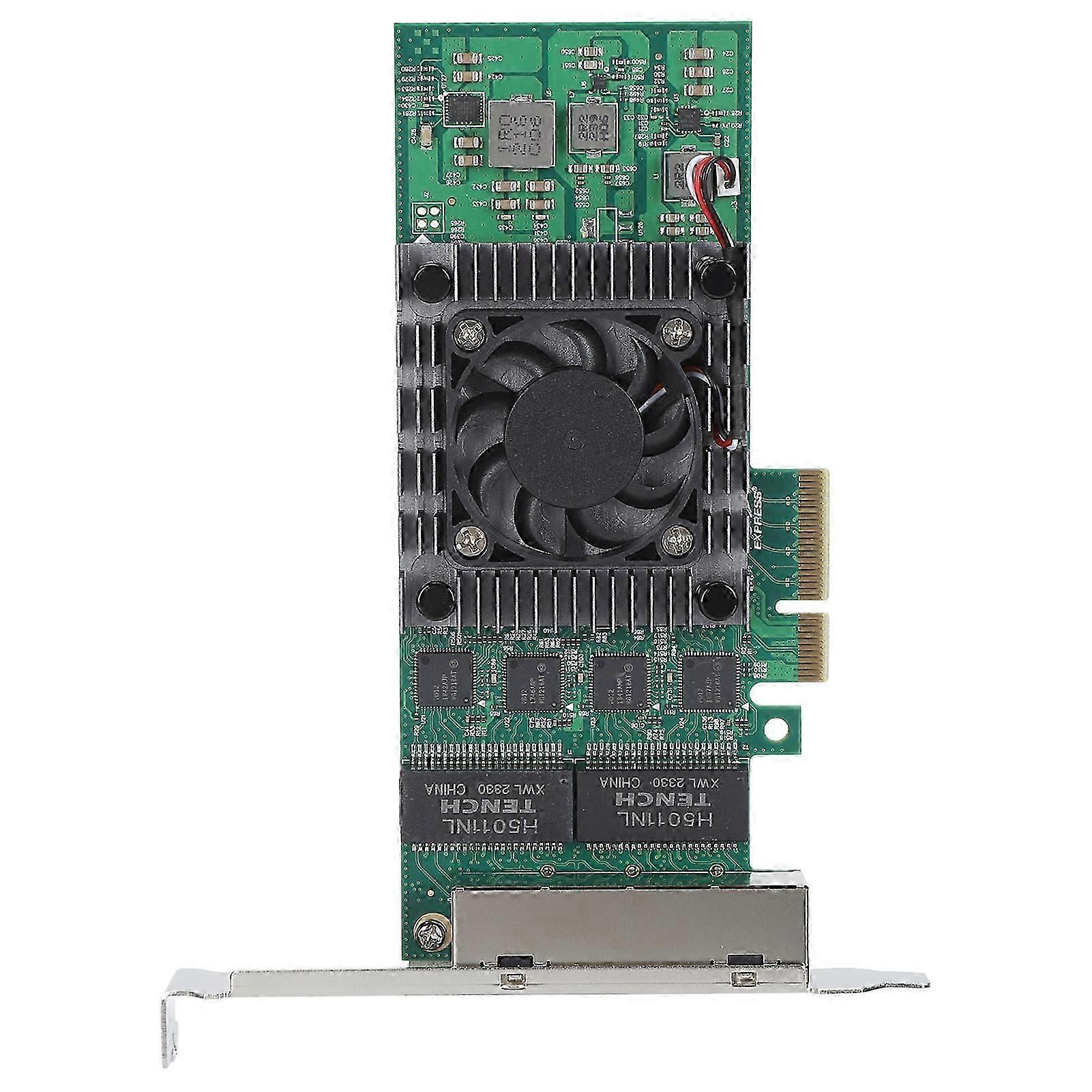4 Port Pcie Network Card 2.5g High Speed For Intel I210 Chip 100/1000/2500mbps Pcie Gigabit Network Card Adapter