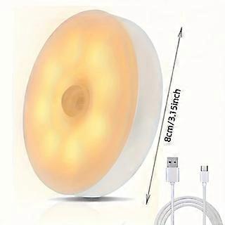 動き検出とウォームグローを備えたスマートセンサーランプ