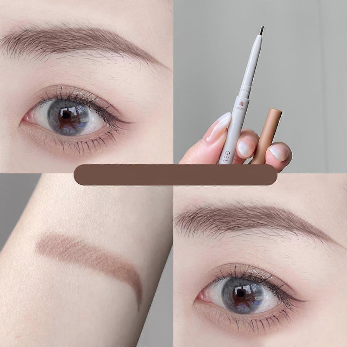 Makeup Brow Stylist Definer Waterproof Eyebrow Pencil, Ultra-Fine Mechanical Pencil, Draws Tiny Brow Hairs and Fills in Sparse