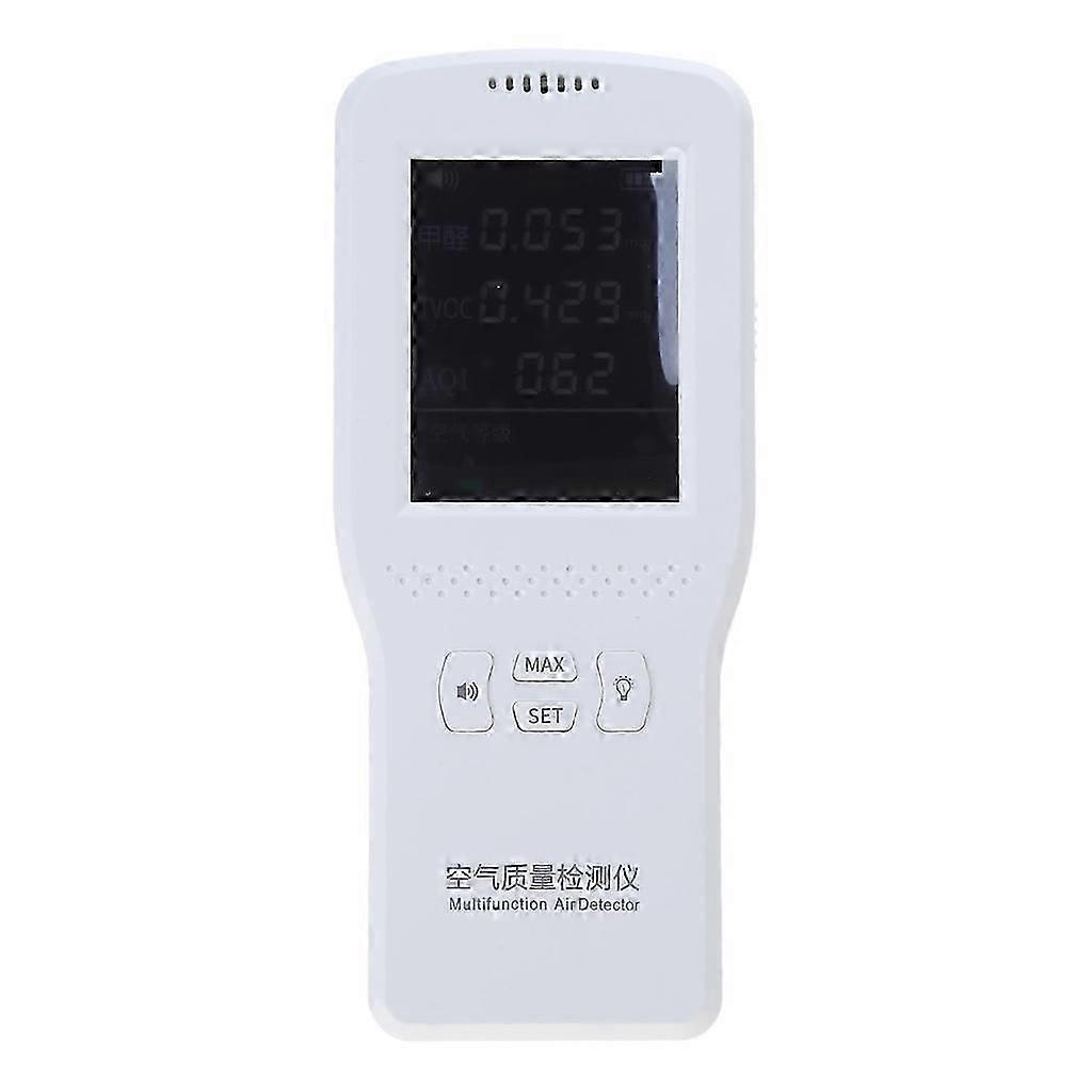 Air Quality Analyzer Monitor Carbon Dioxide TVOC HCHO Digital Display Durable