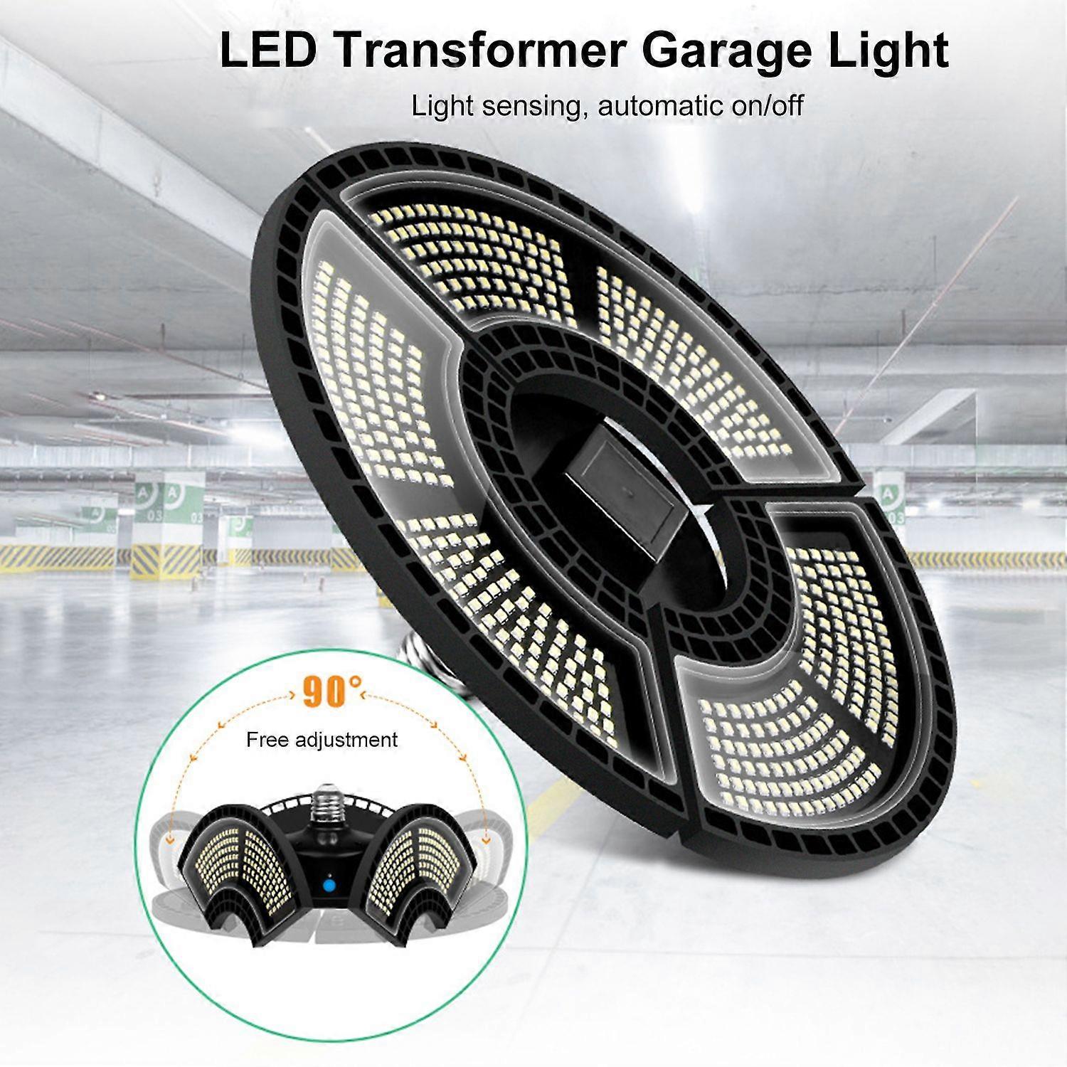 Garage Light Waterproof Collapsible Transformable Warehouse Factory Canopy Lights