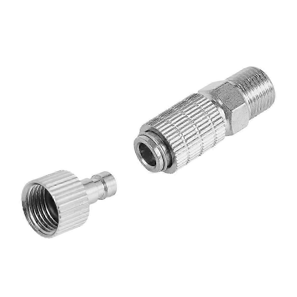 Airbrush quick disconnect coupler release fitting Adapter with 5 Male fitting, 1/8" M-F