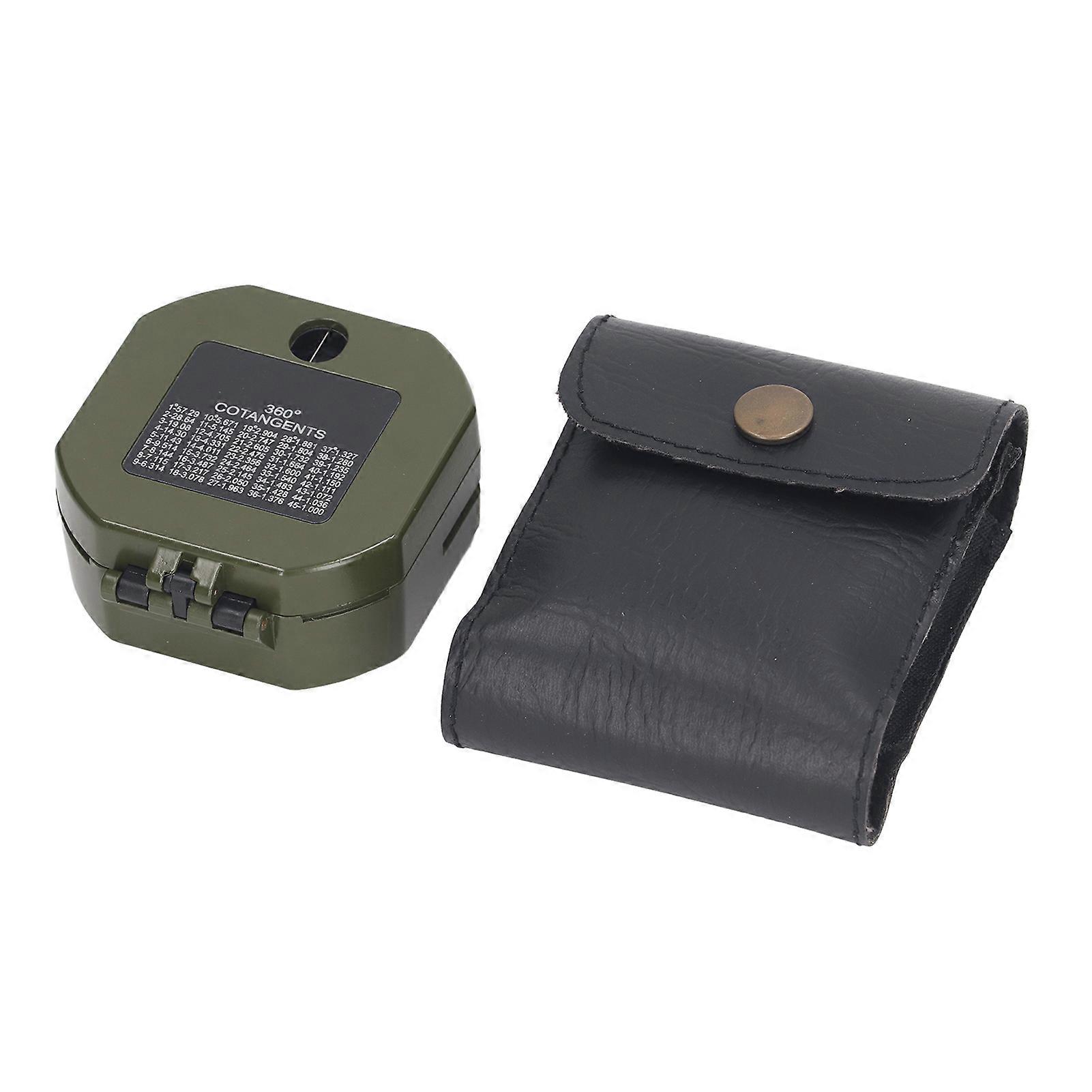 Ouitble Multifunctional Compass with Inclinometer, High-Precision Navigation with Fluorescent Scale, Waterproof Aiming Compass with Handbag for